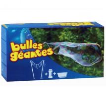 Kit Bulles De Savon Geantes Xxl - Batons, Ficelle, Flacon 220 Ml - Jeu Plein Air - Fete, Anniversaire - Kim'Play