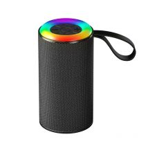 Enceinte Bluetooth Sans Fil Portable Étanche Avec Lumière Rgb Et Super Bass Noir Yonis - Yonis