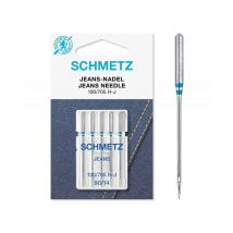 Aiguilles Universelle Jeans - Dimension 90/14 - 130/705h-j - 5 Pces - Schmetz Bleu - Schmetz