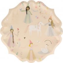 8 Assiettes Princesse Magique - Meri Meri