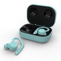Ecouteurs Bluetooth Sport Étanches Avec Réduction De Bruit Et Basses Puissantes Bleu Yonis - Yonis