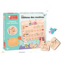 Mon Tableau Des Routines En Bois - Graine Creative