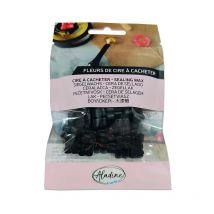 Cire À Cacheter - Noir - Fleur De Cire - Carterie - Loisirs Créatifs - Aladine