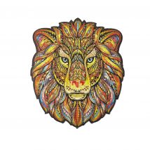 Puzzle En Bois - Le Lion Majestueux - Creatifwood