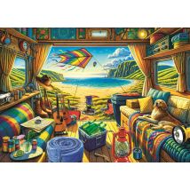 Puzzle 1000 Pièces - L'Heure Du Thé : La Vie En Van - Trefl
