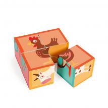 Puzzle 4 Blocs Ferme - Scratch Europe