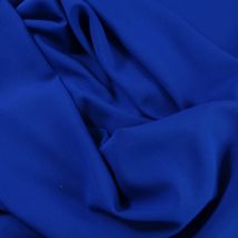 Tissu Crêpe Georgette Bleu Nuit Au Mètre - Craftine