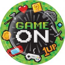 8 Assiettes Game Party - CREATIVE PARTY