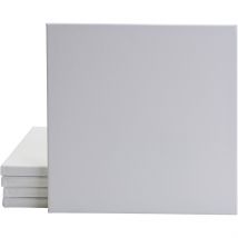 Toiles De Peinture, Dim. 8x8x0,8 Cm, 280 Gr, 20 Pièces/ 1 Pq. - CC Hobby