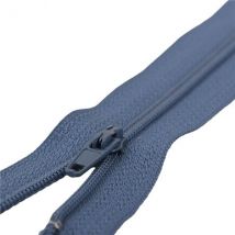 Fermeture Fine Polyester Couleur Bleu Minéral - Mediac