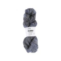Pelote De Coton Et Cupro (soie Végane) À Tricoter Siempre - Lang Yarns 5 Bleu