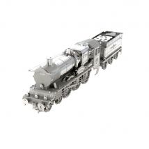 Metalearth: Harry Potter / Poudlard Train Express 17x2x3.4cm, Maquette 3d En Métal Avec 3 Feuilles, Sur Carte 12x17cm, 14+ - Metal Earth