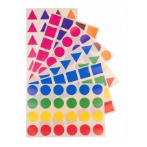 72 Gommettes De 40mm 4 Couleurs - Cléopatre