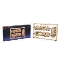Locomotive À Vapeur 2.5d Puzzle - Puzzle 3d Mécanique Ugears-models