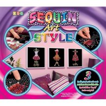 Tableau Sequin Art Trio Mannequins