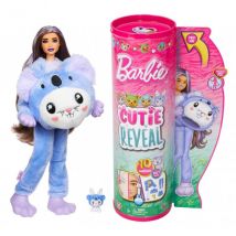 Poupee Barbie Cutie Reveal Lapin Koala 10 Surprises - Costume Peluche Animal - Mattel - Hrk26 - Barbie