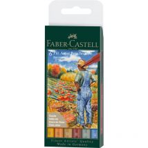 Feutres - Faber-castell - Pitt Artist Pen - Harvest - Etui De 6 Feutres - Faber Castell