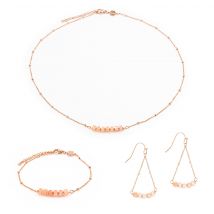 Collier, Bracelet Et Boucles D'Oreilles Piana En Pierres De Soleil - SLOYA