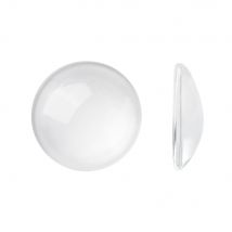 10 Cabochons Loupe En Verre Rond 6 Mm - Transparent - Demi Rond Demi Dome - Creation Diy - La boutique de Karine