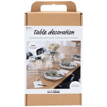 Kit Décoration De Table - Couleurs Naturelles - 6 Personnes - CC Hobby