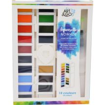 Art & Go - Set De Voyage 18 Couleurs L'Aquarelle Nomade