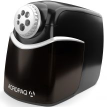 Taille-crayon Electrique Professionnel- 6 Trous - Reservoir- Pour Crayons 8 À 11 Mm- Démarrage Et Arrêt Automatiques- Acropaq - Acropaq