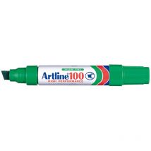 Marqueur - Vert - Indélébile - Permanent - Pointe Large - Tous Supports - Artline100 - Ki Sign