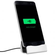 Station D'Accueil Smartphone Charge & Synchro Connecteur Micro-usb - Argent - Avizar