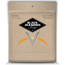Black Diamond Natural Phosphore Bronze 12/53 - Cordes Pour Acoustique/folk