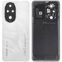 Honor Cache Batterie Original Pour Smartphone Honor 200 Pro Plastique Rigide Blanc / Noir