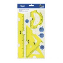 Kit De Règles Flexetresistant Jaune Série Acid - Milan