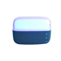 Blaupunkt Enceinte Bluetooth 5.0 Portable 5w Avec Éclairage Led En Tissu Blanc / Bleu