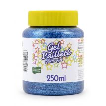 Gel Pailletée 250gr - Bleu - Kiddi