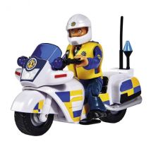 Sam Le Pompier -0 Moto De Police - Simba