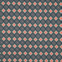 Tissu Viscose Extensible Recto Sur Fond Vert - Craftine