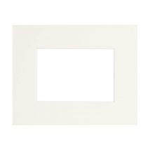 Passe-partout Epais Blanc Cassé 50x70 Cm Ouverture 40x50 Cm - Ceanothe