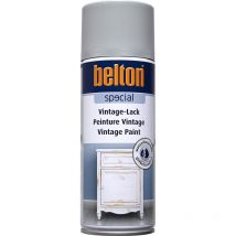 Bombe De Peinture - Gris Argent - Effet Vintage - Bois Et Métal - Belton