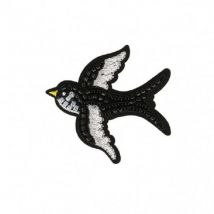 Ecusson Thermocollant Oiseau Perles 6x5cm - My mercerie