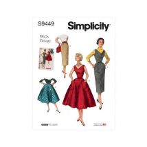 Patron Simplicity 9449 - Robe, Pull Et Jupes Pour Femme Du 34 Au 52 Fr Taille N°fr 44-52
