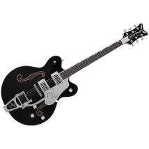 G6636tsl Players Edition Silver Falcon Center Block String Thru Bigsby Black Gretsch Guitars
