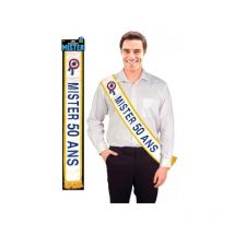 Echarpe - Mister 50 Ans - Déguisement - Fête - Anniversaire - Studio H