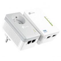 Tp-link Kit Répéteur Wi-fi N300 Avec Adaptateur Cpl 600 Mbps Blanc