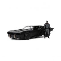 Batman 2022 Hollywood Rides - Réplique 1/24 Batmobile Métal 2022 Avec Figurine Batman - JADA TOYS