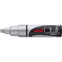 Marqueur Craie - Pointe Large - Argent - Uni Chalk Marker - Uni-ball