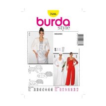 Patron Burda 7686 Boléro Taille N°fr 36-48