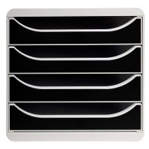 Module De Classement Big Box 4 Tiroirs Office - Noir - Exacompta