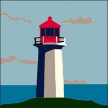 Kit Canevas Soudan Phare 25x25cm - LUC