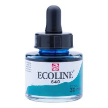 Encre Aquarelle Ecoline 30ml 640 Vert Bleuâtre Royal Talens