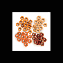 60 Oeillets Ronds Orangés We R Memory Keepers 3/16 - We R memory keeper