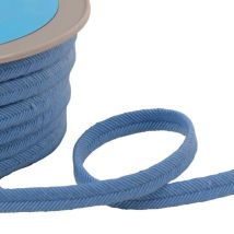 Bobine 20m Double Cordon Fils 10mm Bleu Gitane - My mercerie